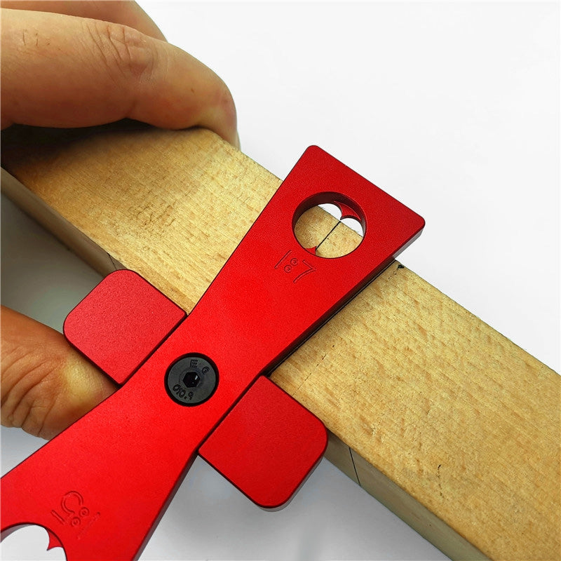 Woodworking Dovetail Gauge Scriber Painting Scale Board 2pcs