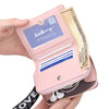 Baellerry Women Wallet PU Leather Zipper Hasp Card Slot Cash Coin Pocket