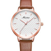 Meibin 1063 Women's Quartz Watch Small Dial Waterproof Leather Belt