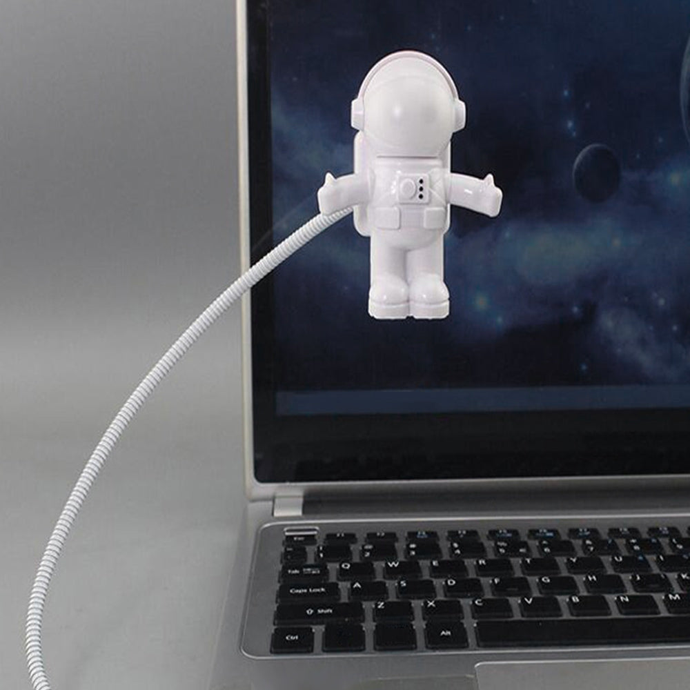 Night Light Spaceman Metal Hose USB 5V Eye Protection Lamp