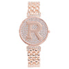 REALY A0158 Women's Quartz Watch R Letter Personality Design Nostalgic Clamshell