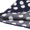 Vintage Polka Dot Dress Round Collar Cap Sleeve Big Hem for Summer