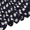 Vintage Polka Dot Dress Round Collar Cap Sleeve Big Hem for Summer