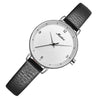 Meibin 1062 Women Waterproof Quartz Watch Leather Belt