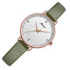 Meibin 1062 Women Waterproof Quartz Watch Leather Belt