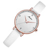 Meibin 1062 Women Waterproof Quartz Watch Leather Belt