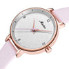 Meibin 1062 Women Waterproof Quartz Watch Leather Belt