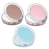 Electric Portable Mirror Mini Make-up LED Light 3-time Magnifying Adjustable Brightness USB Port