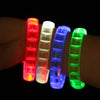 Bracelet LED Colorful Flash 1pcs Rubber Light Soft Plastic Hand Band