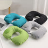 U-shaped Pillow Travel Portable Push-type Inflatable Car Home Office