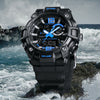 SKMEI 1529 Men's Mature Outdoor Sports Dual Display Digital Watch Luminous
