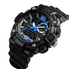 SKMEI 1529 Men's Mature Outdoor Sports Dual Display Digital Watch Luminous