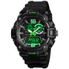 SKMEI 1529 Men's Mature Outdoor Sports Dual Display Digital Watch Luminous