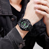 SKMEI 1529 Men's Mature Outdoor Sports Dual Display Digital Watch Luminous