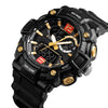 SKMEI 1529 Men's Mature Outdoor Sports Dual Display Digital Watch Luminous