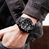 SKMEI 1529 Men's Mature Outdoor Sports Dual Display Digital Watch Luminous