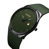 SKMEI 1509 Men's Gentleman Ultra-thin Quartz Watch Concise PU Band