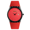 SKMEI 1509 Men's Gentleman Ultra-thin Quartz Watch Concise PU Band