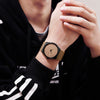 SKMEI 1509 Men's Gentleman Ultra-thin Quartz Watch Concise PU Band