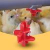10PCS Integral Nipple Spring Chicken Drinking Stainless Steel Ball Poultry Supplies Feeder Horizontal Side