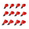 12PCS Automatic Waterer Drinker Red Bowl Cups Chicken Coop Poultry Chook Bird Turkey Drink Pigeon Quail Refill