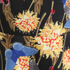 Floral Butterfly Print Dress Bowknot A-line Silhouette Women Wear
