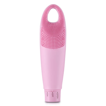 Silicone Facial Cleansing Brush Massager IPX7 Waterproof Super-soft Bristle