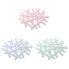 Table Insulation Pad Snowflake Heat-resistant Placemat Hollow Casserole Mat 5pcs