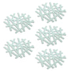 Table Insulation Pad Snowflake Heat-resistant Placemat Hollow Casserole Mat 5pcs