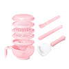 8-in-1 Toddler Food Masher Baby Feeder Set Grinder Processor Smasher