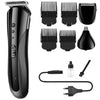 Kemei KM - 1407 Washable Rechargeable Razor Hair Clipper Nose Multi-function 3 in 1 Hairdressing Tool