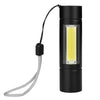 BRELONG Multifunction T6 LED Flashlight Magnet Work Light USB Rechargeable Battery