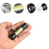BRELONG Multifunction T6 LED Flashlight Magnet Work Light USB Rechargeable Battery
