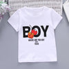 Boys 2-piece Suit T-shirt Shorts Cute Pattern Pockets Round Neck Short Sleeves