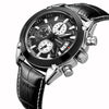 MEGIR 2020G Men's Quartz Watch Multi-function Casual Fashion Waterproof Leather