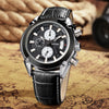 MEGIR 2020G Men's Quartz Watch Multi-function Casual Fashion Waterproof Leather