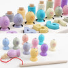 Wooden Digital Matching Magnetic Fishing Math Game Early Learning Educational Toys for Children