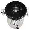 Coffee Beans Sealed Can with Exhaust Valve Stainless Steel Tea Canister