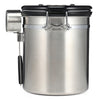 Coffee Beans Sealed Can with Exhaust Valve Stainless Steel Tea Canister