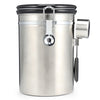 Coffee Beans Sealed Can with Exhaust Valve Stainless Steel Tea Canister