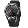 MEGIR 2011 Men's Quartz Watch Steel Belt Waterproof
