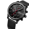MEGIR 2011 Men's Quartz Watch Steel Belt Waterproof