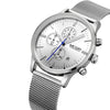 MEGIR 2011 Men's Quartz Watch Steel Belt Waterproof
