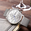 MEGIR 2011 Men's Quartz Watch Steel Belt Waterproof