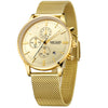 MEGIR 2011 Men's Quartz Watch Steel Belt Waterproof