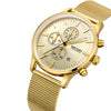 MEGIR 2011 Men's Quartz Watch Steel Belt Waterproof