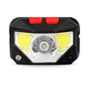 10W Outdoor Waterproof COB Night Headlamp with Waved Induction