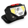 10W Outdoor Waterproof COB Night Headlamp with Waved Induction