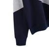 Color Blocking Sweater Hoodie Without Velvet