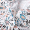 19F103 Baby Girls Romper Jumpsuit Floral Printed Short Sleeve
